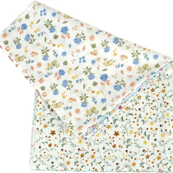 Vibrant Multicolor Cotton Fabric Bundle 7pcs 18x22in for Quilting & Crafting - Picture 3 of 5